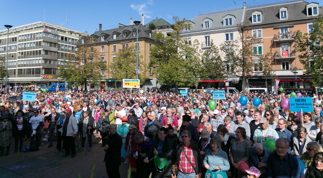 Marche pour la Vie: au cœur d’Oerlikon